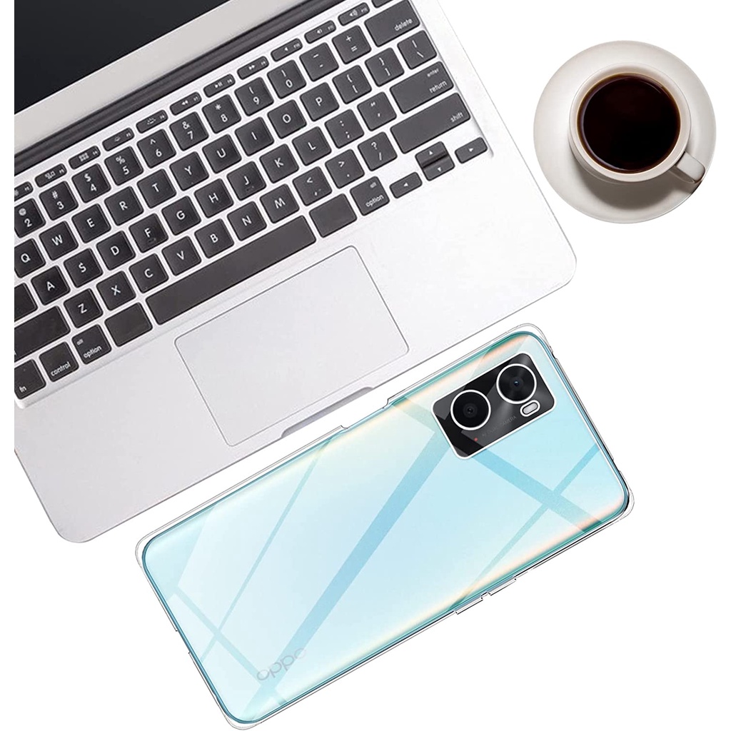 Ốp lưng silicon dẻo cho Oppo A36 / A76 / A96 / K10 / Realme 9i hiệu Ultra Thin trong suốt mỏng 0.6mm độ trong tuyệt đối