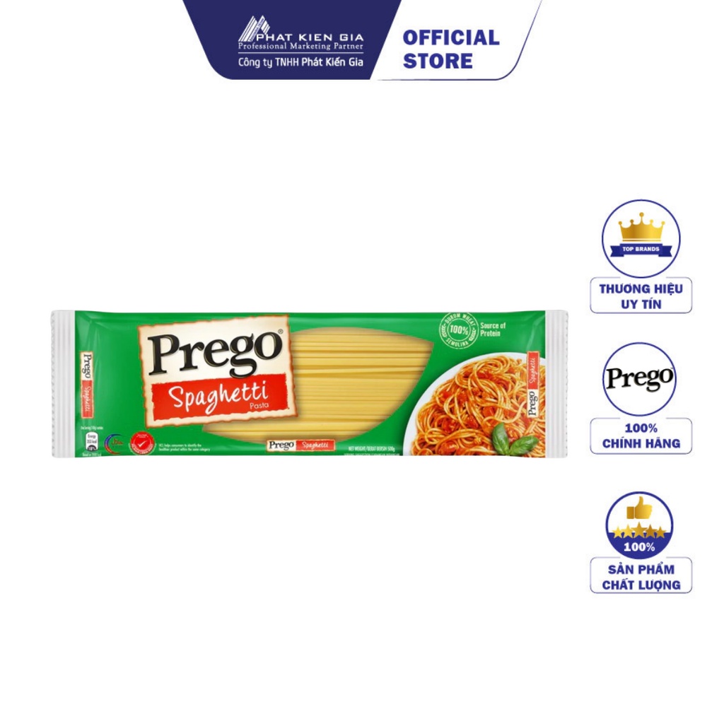 Mì Spaghetti Prego 500g (Thương Hiệu Mỹ - SX Thổ Nhĩ Kỳ)