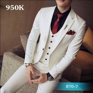 (Tặng quà) Bộ vest nam cao cấp