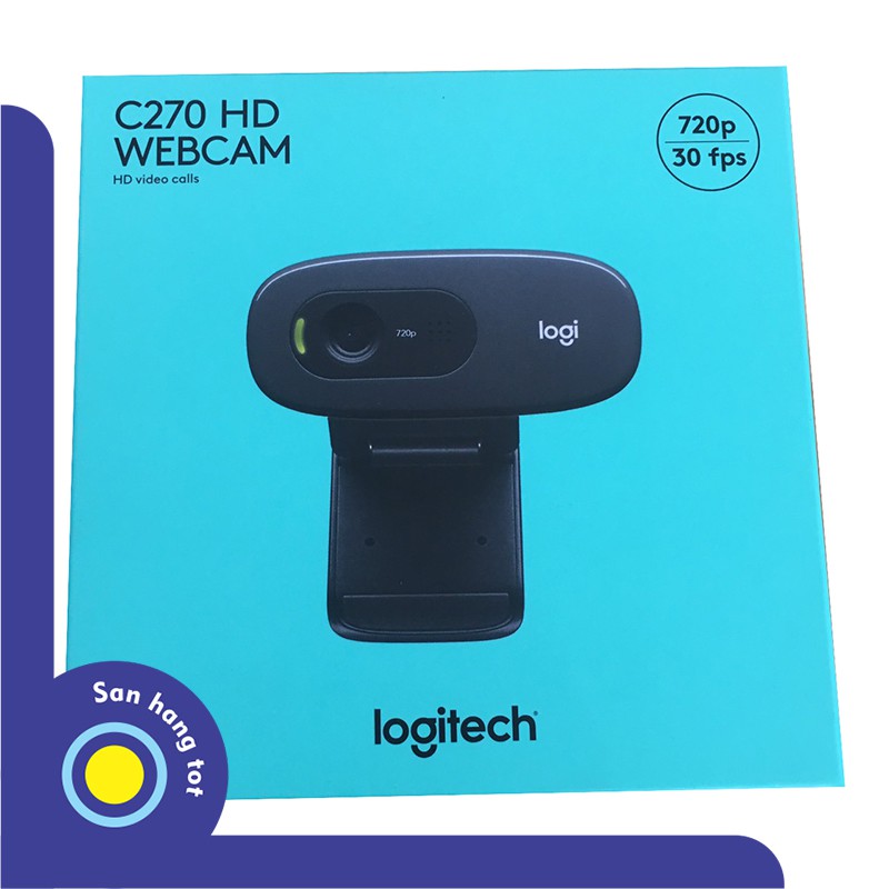Webcam cao cấp Logitech C270 - chuẩn HD 720p - Bảo hành 02 năm chính hãng