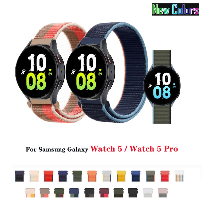 Dây Đeo Bằng Sợi Nylon Cho Đồng Hồ Thông Minh Samsung Galaxy Watch 5 40mm 44mm Pro 45mm / Watch4