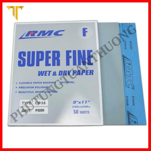 Giấy nhám nước RMC C38, nhám Nhật cao cấp đủ các thông số P180 P240 P320 P400 P600 P800 P1000 P1200 P1500