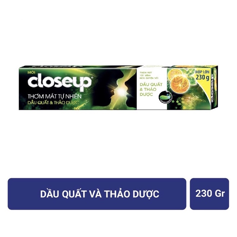 [CLOSEUP] Kem Đánh Răng Close up Thơm Mát Thảo Dược Dầu Quất &amp; Thảo Dược Toothpaste 230g