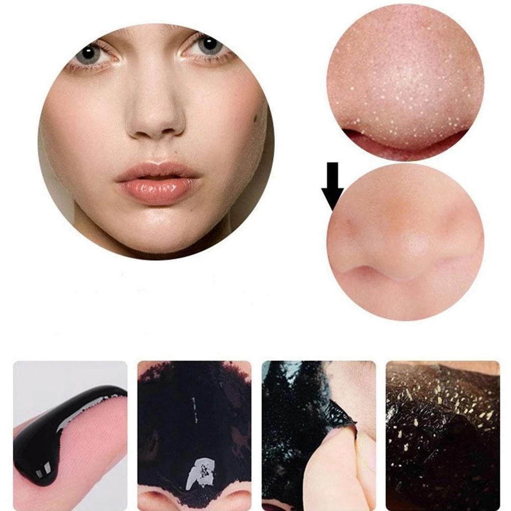 [Hàng mới về] Mặt Nạ Lột Cải Thiện Mụn Đầu Đen Vùng Mũi Hỗ Trợ Se Nhỏ Lỗ Chân Lông Hiệu Quả Cao