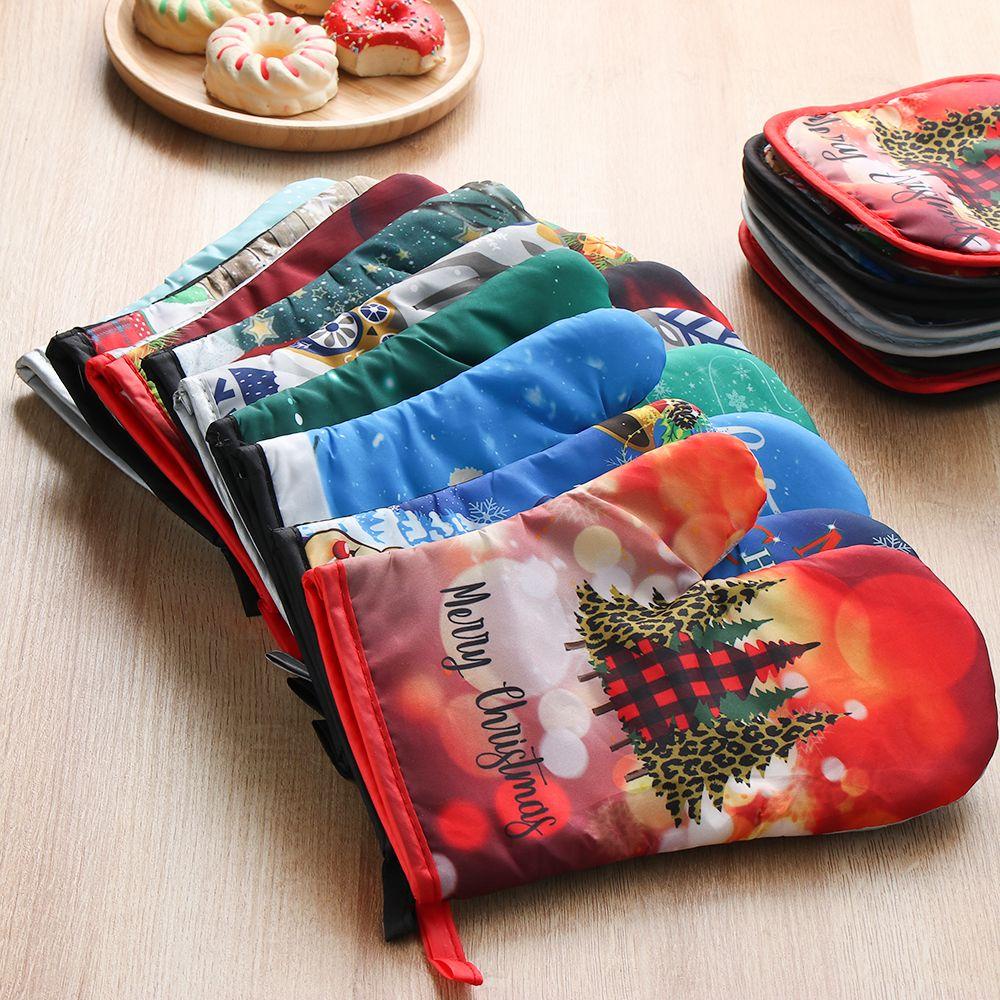 WATTLE Găng Tay Cách Nhiệt Dùng Cho Lò Vi Sóng Trang Trí Giáng Sinh Mới