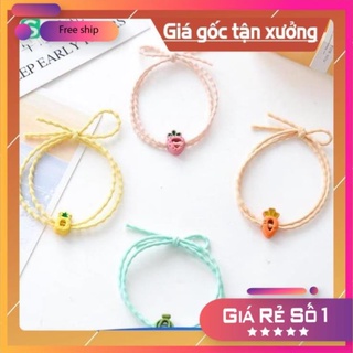 Xả kho 14 dây buộc tóc màu tươi tắn cho nữ