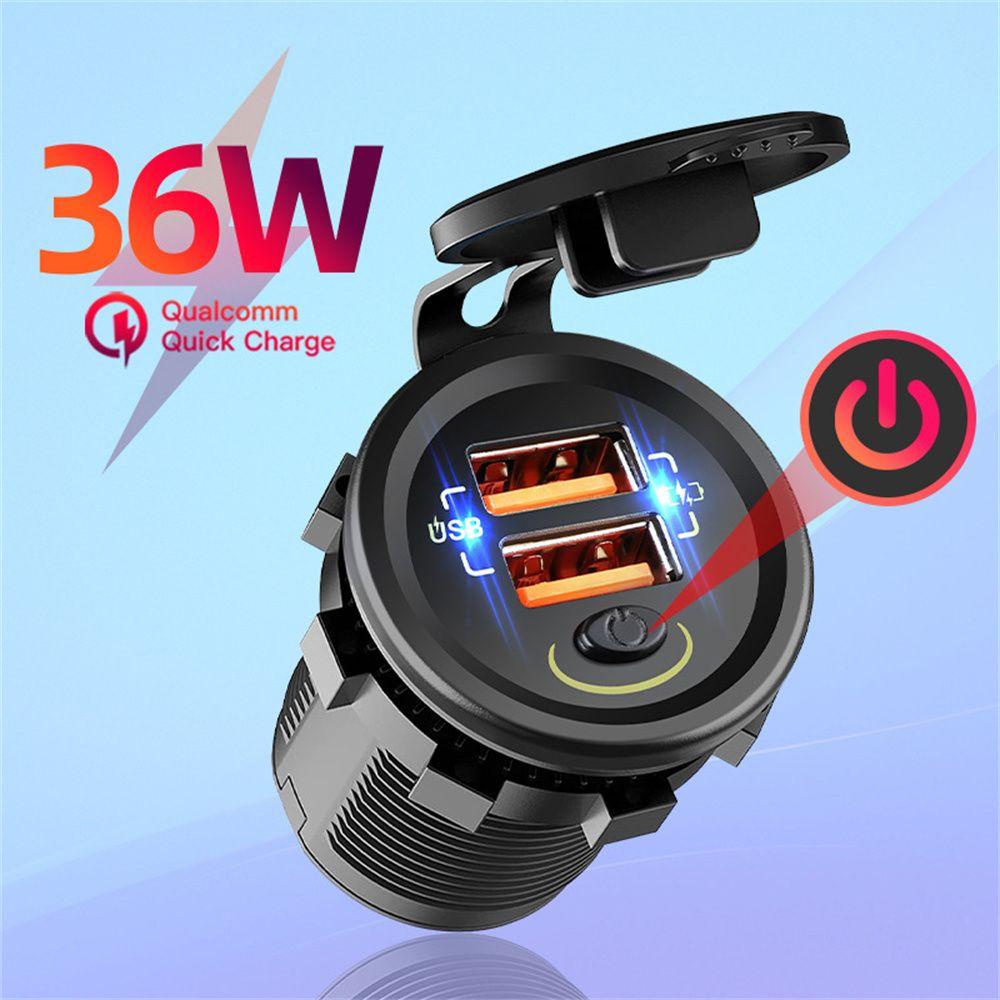 MAG Tẩu Sạc Điện Thoại USB QC3.0 Cho Xe Ô Tô