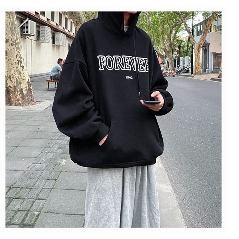 Áo hoodie nam nữ,Áo sweater nỉ nam nữ from rộng Unisex chất nỉ ngoại siêu dày dặn in chữ