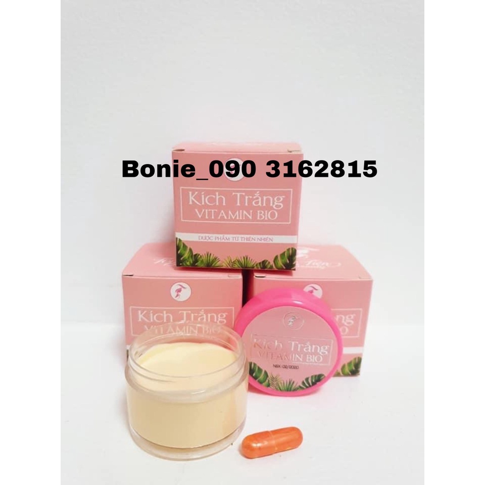 Kích trắng vitamin B10 có hộp _ kem cốt chuẩn xịn