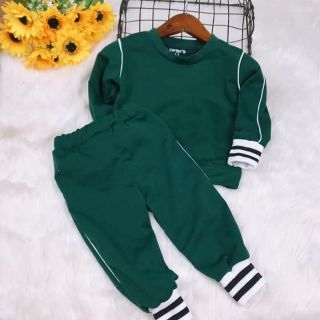 bộ da cá bo viền bé trai bé gái