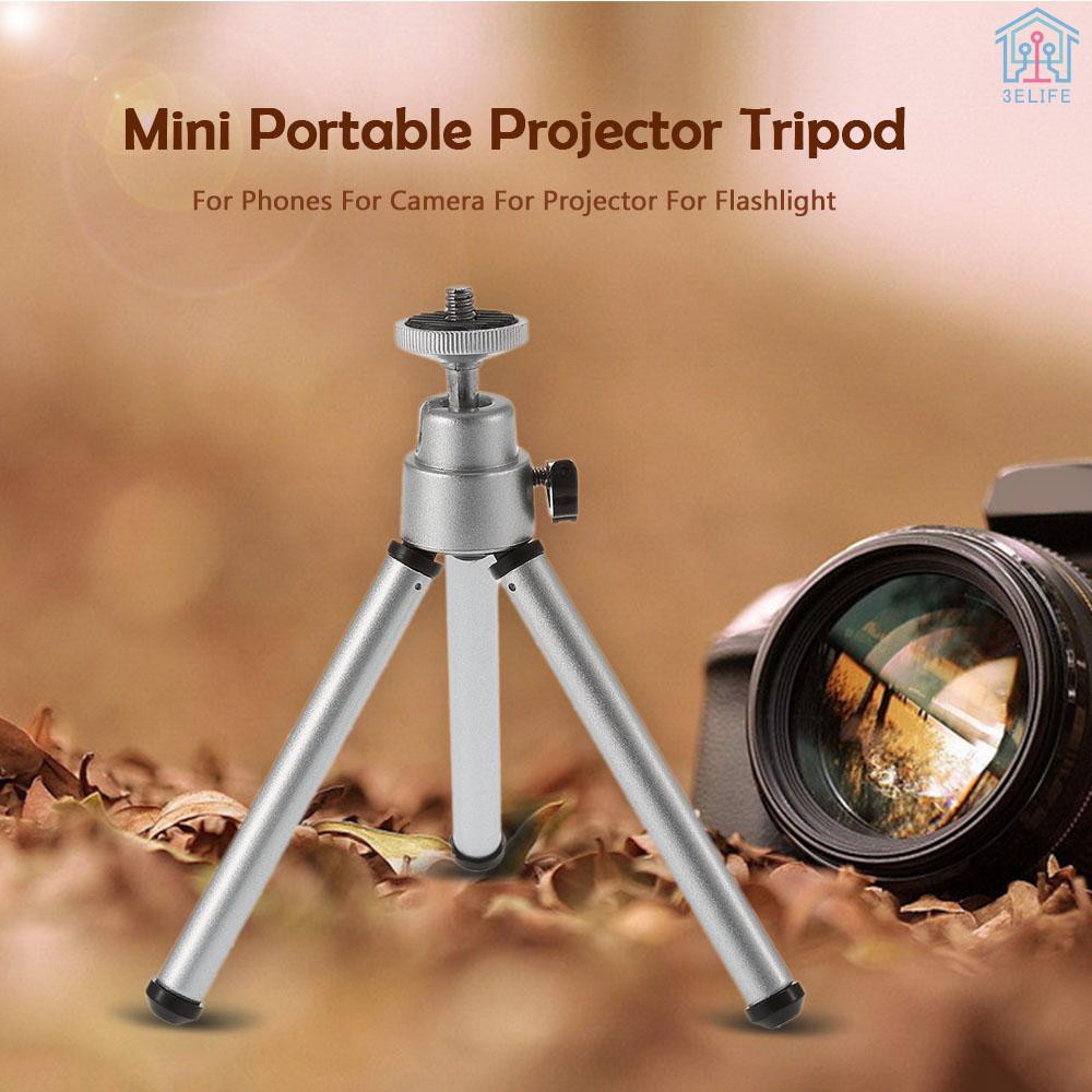 【E&amp;V】Projector Tripod Stretchable Tabletop Bracket Portable Holder Selfie Stick for Mini Projector DLP Digital Camera Smartphone