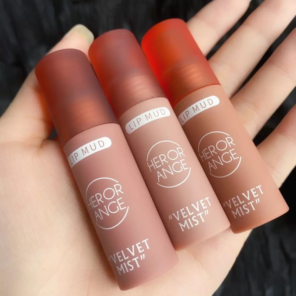 Son kem lùn Herorange Velvet Mist Lip Mud HERO15 | Thế Giới Skin Care