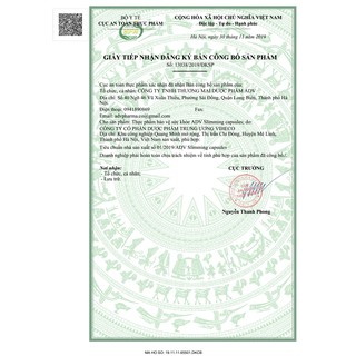 ADV SLIMMING GIẢM CÂN Lọ 30 viên