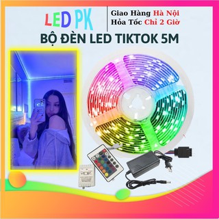 [Giá Hủy Diệt] Dây đèn led trang trí PC,Phòng Ngủ, Bàn Làm Việc, Cảm biến nháy nhạc, dễ lắp đặt, Dài 5m [Bh 1 đổi 1]