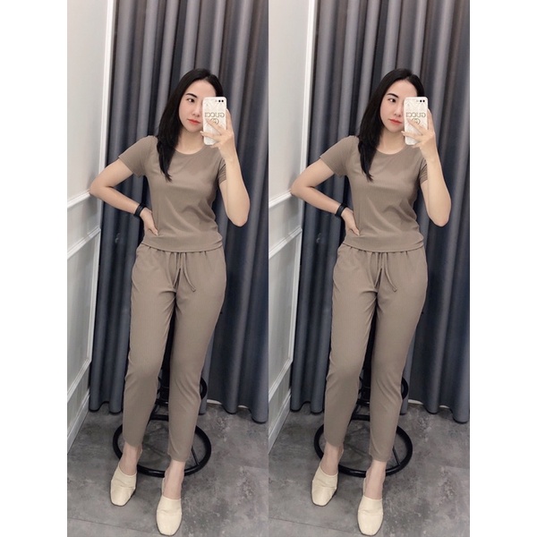 BỘ TĂM QUẦN DÀI ÁO CỘC