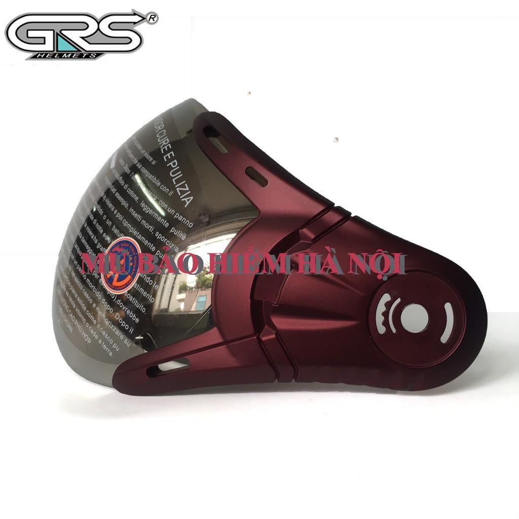 Kính mũ bảo hiểm GRS đủ màu+ kèm ốc mũ