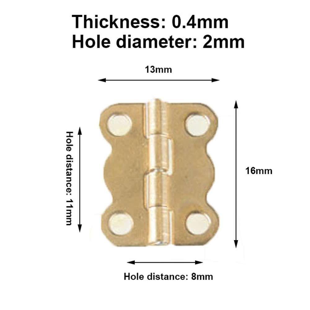 CONOPERY Bộ 50 Bản Lề Bươm Bướm Vô Hình Dùng Cho Tủ Chén