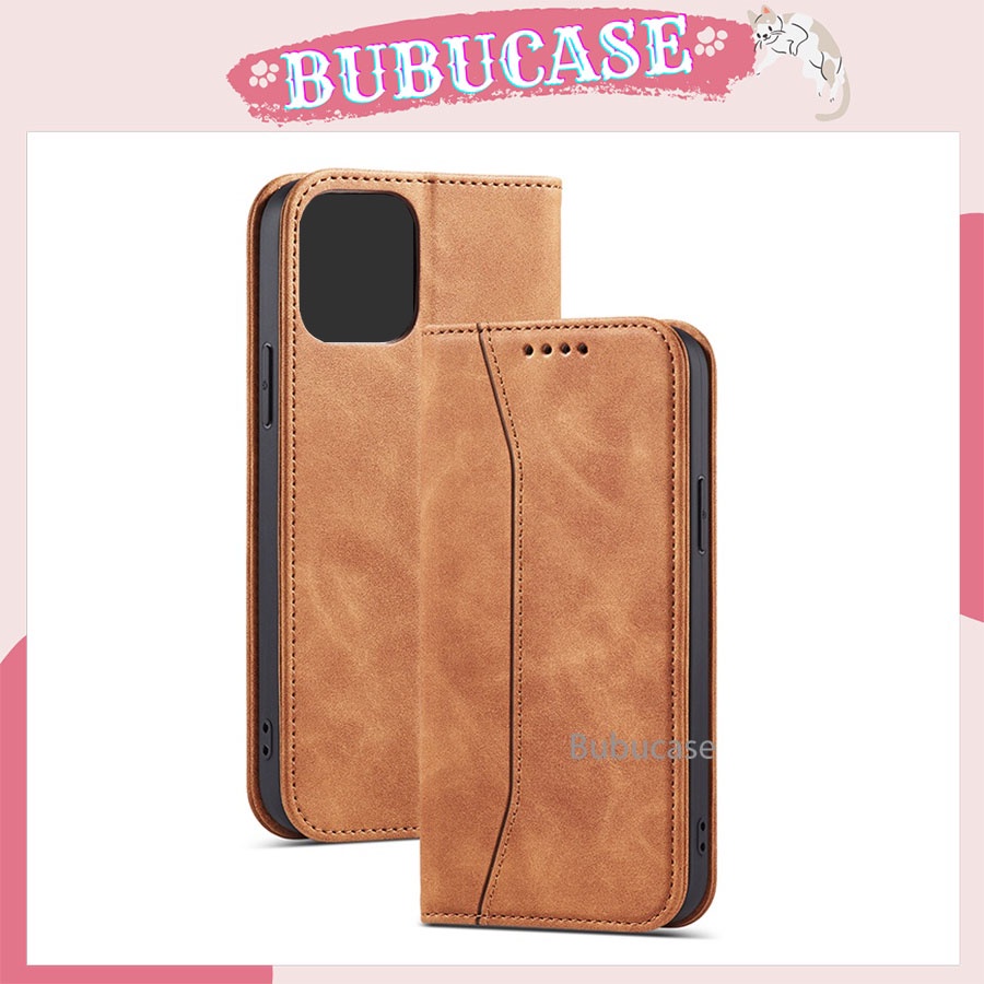 Bao da Iphone Cao Cấp Có Ngăn Đựng Thẻ Tiện Dụng Họa Tiết Sọc Đứng Sang Trọng