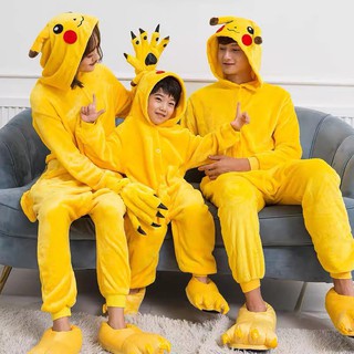 [FREESHIP - GIẢM 10K] Bộ đồ thú Pikachu pijama bông - Hình thật