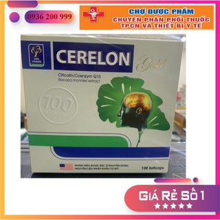 CERELON GOLD NEW-100 VIÊN BỔ NÃO TĂNG CƯỜNG MÁU LÊN NÃO DỄ NGỦ