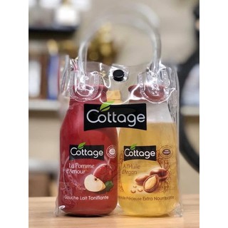 Set 2 chai / 4 chai sữa tắm cottage 250ml / 50ml