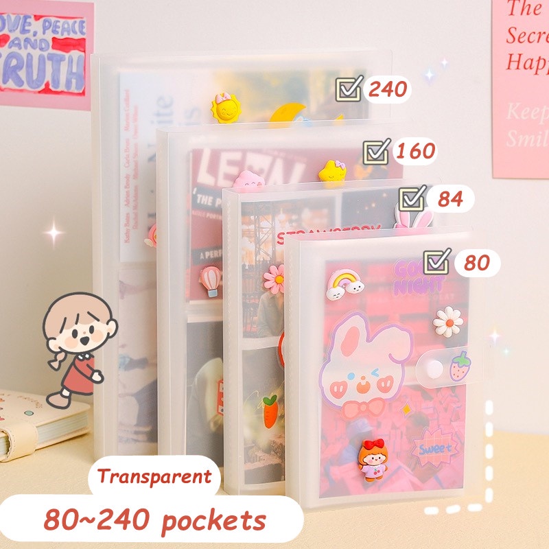 Cuốn Album Ảnh Chất Liệu PP Mờ Kích Thước 3inch 6inch 80/160/240