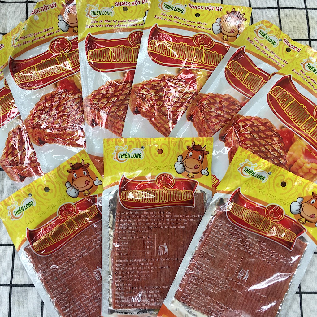 Snack Sườn Bò Miếng To Thơm Cay