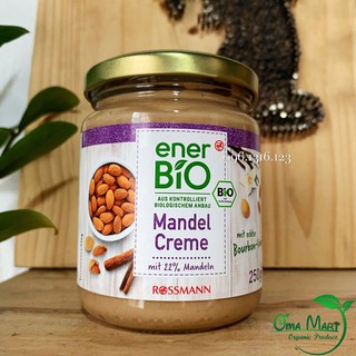 Bơ hạnh nhân hữu cơ enerBiO 250g