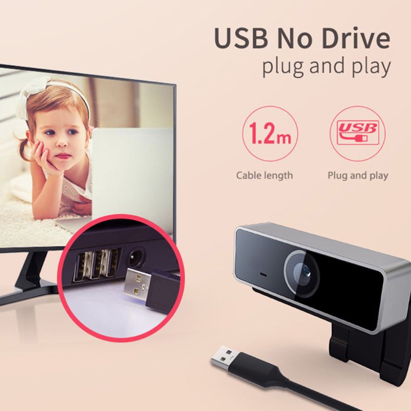 Webcam 1080p Có Mic 2.0mp Tự Động Lấy Nét Cho Laptop Pc | BigBuy360 - bigbuy360.vn