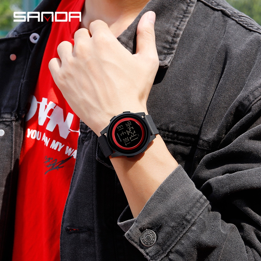 Đồng Hồ Điện Tử Đeo Tay SANDA Dành Cho Nam 337