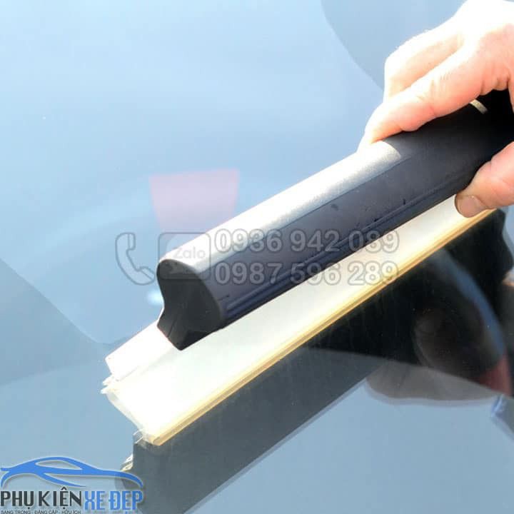 Cây gạt nước rửa xe ô tô silicon lưỡi lớn siêu bền, lưới to dày chuyên dụng cho các điểm rửa xe kích thước 26x7cm