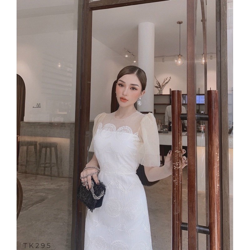 Đầm dự tiệc❤️Hình thật 100%❤️Đầm ren trắng dự tiệc cao cấp | BigBuy360 - bigbuy360.vn