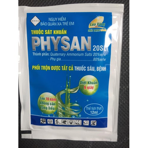 Thuốc sát khuẩn PhySan 20SL - Đặc trị nấm, thối nhũn trên phong lan (12ml)