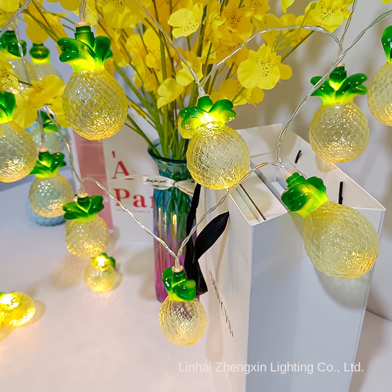 Dây Đèn Led Hình Quả Dứa Độc Đáo Dùng Trang Trí Phòng Ngủ