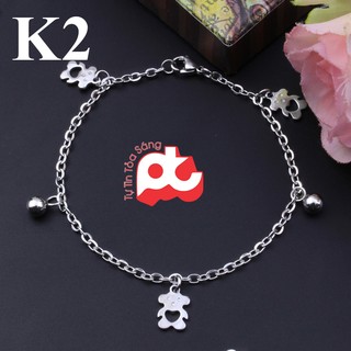 (combo 10 cái ) LẮC TAY / CHÂN INOX DỄ THƯƠNG 9
