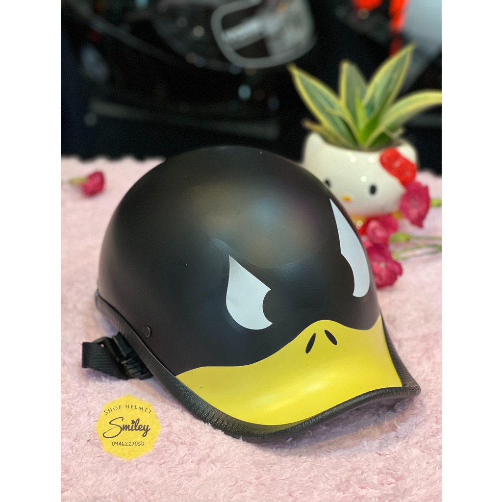 Nón bảo hiểm mỏ vịt cong thể thao chính hãng _ Smiley helmet