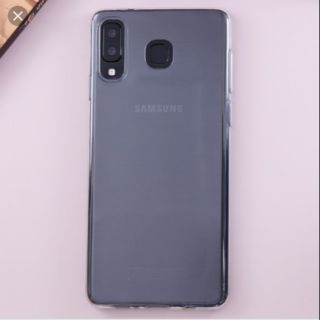 Bộ 2 chiếc ốp lưng samsung A8 star silicon trong suốt cao cấp