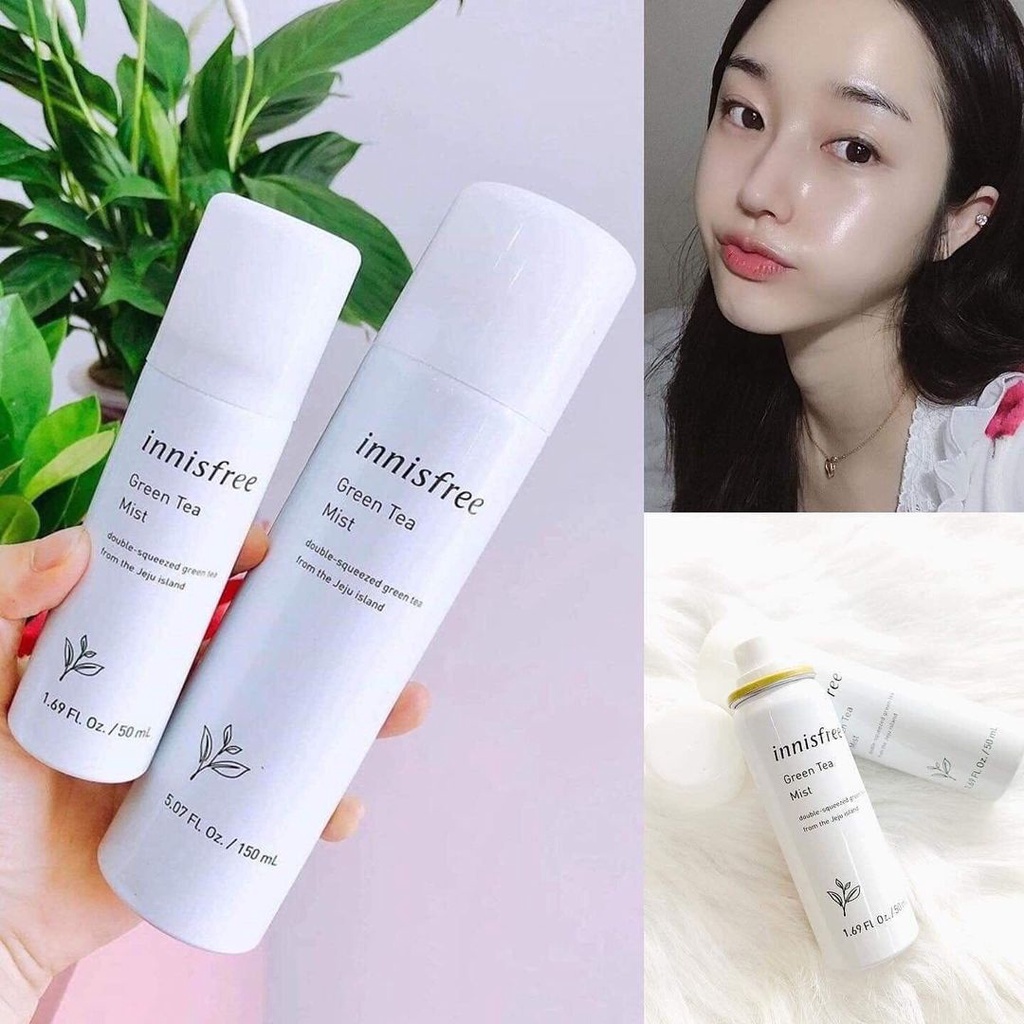 Xịt khoáng trà xanh Innisfree 50 - 150ml COCOLUX