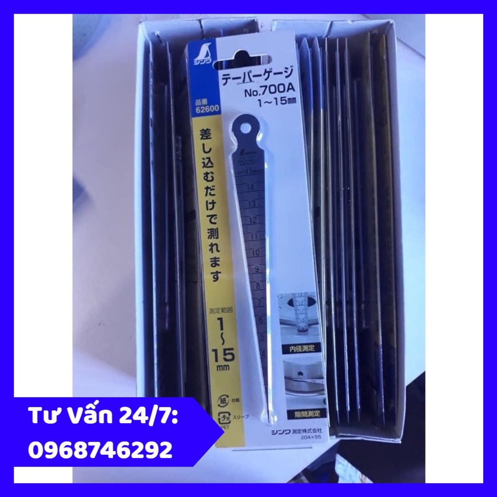Thước nhọn đo khe hở Shinwa 62600 0-150mm No.700A