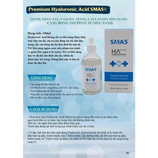 Serum ha smas cấp ẩm 100ml