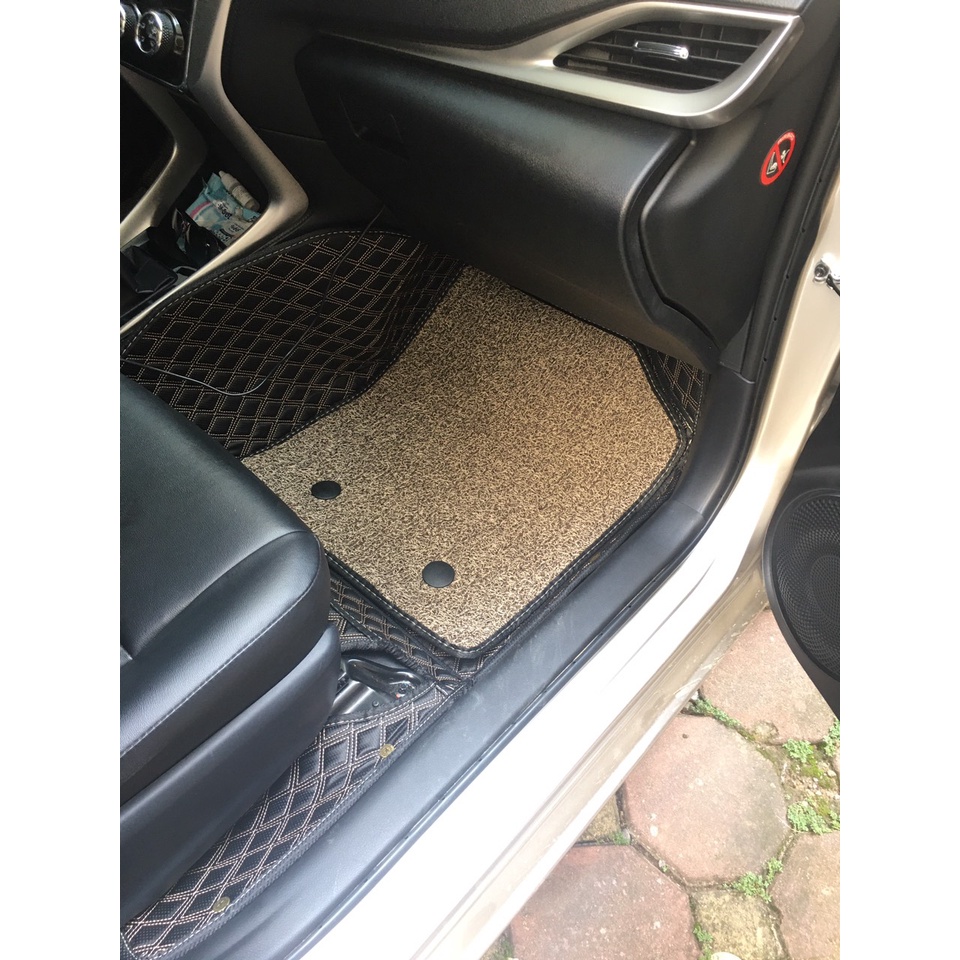 Thảm lót sàn ô tô 6D Toyota Vios   - Da PU cao cấp, Không mùi, Giảm 20% tiếng ồn