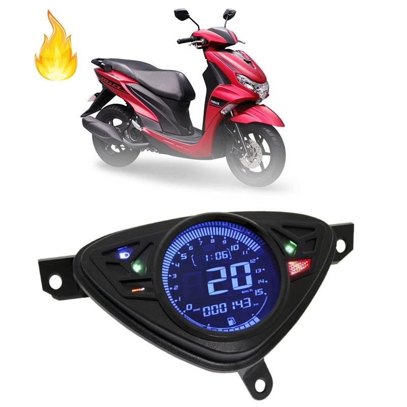 Đồng Hồ Đo Tốc Độ Xe Máy Có Màn Hình LCD Màu Sắc Có Thể Điều Chỉnh Cho Yamaha Mio
