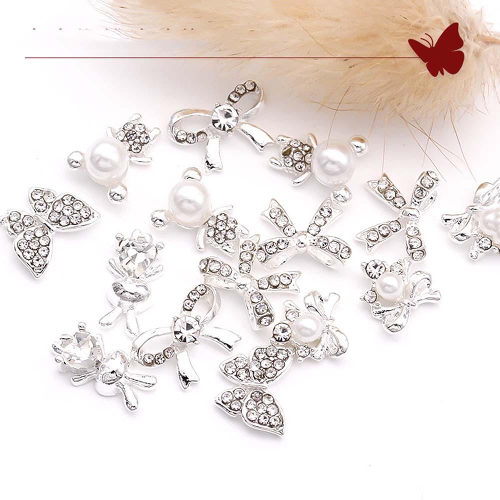 Phụ Kiện Nơ Trang Trí Móng Tay 3D Sang Trọng