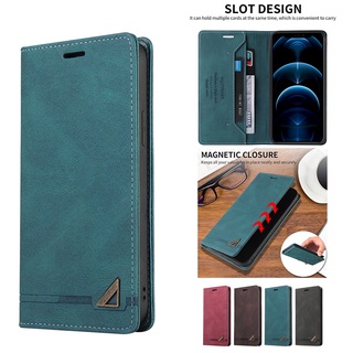 Bao Da Điện Thoại Nắp Gập Từ Tính Cho Oppo A74 F19 Realme 8 Pro Realme C21 Realme V13 Realme Q3 Q3I Reno 5 Pro Sự Bảo Vệ