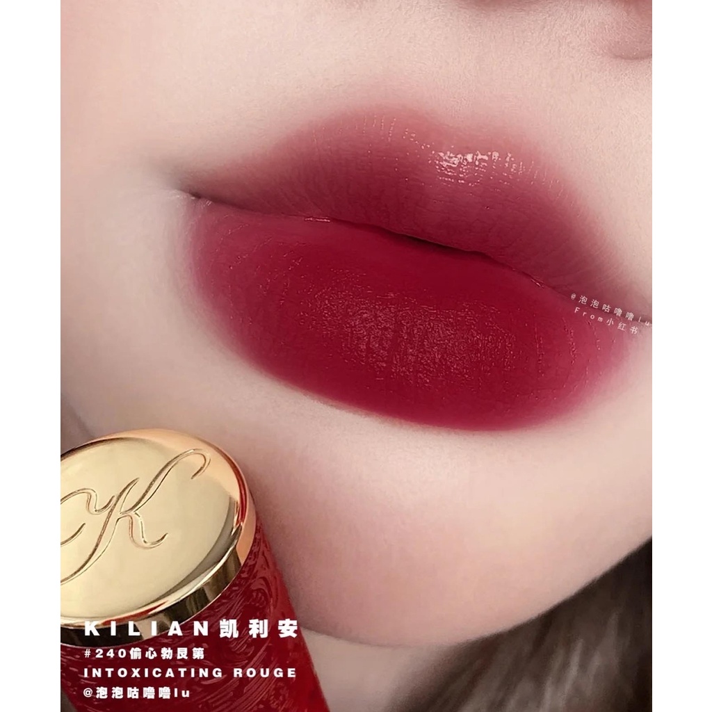 Son Kilian 240 vỏ đỏ Le Rouge Parfum Limited Edition - Son điêu khắc ướp nước hoa Chính Hãng