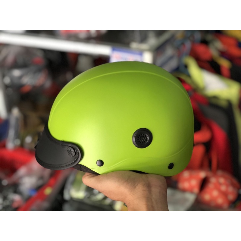 [Hàng Cao Cấp - Kho Sỉ] Nón Bảo Hiểm Nửa Đầu Loại Tốt có logo trong lót nón và lỗ thông gió