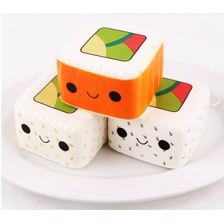 Squishy Sushi Cơm Nắm Vuông
