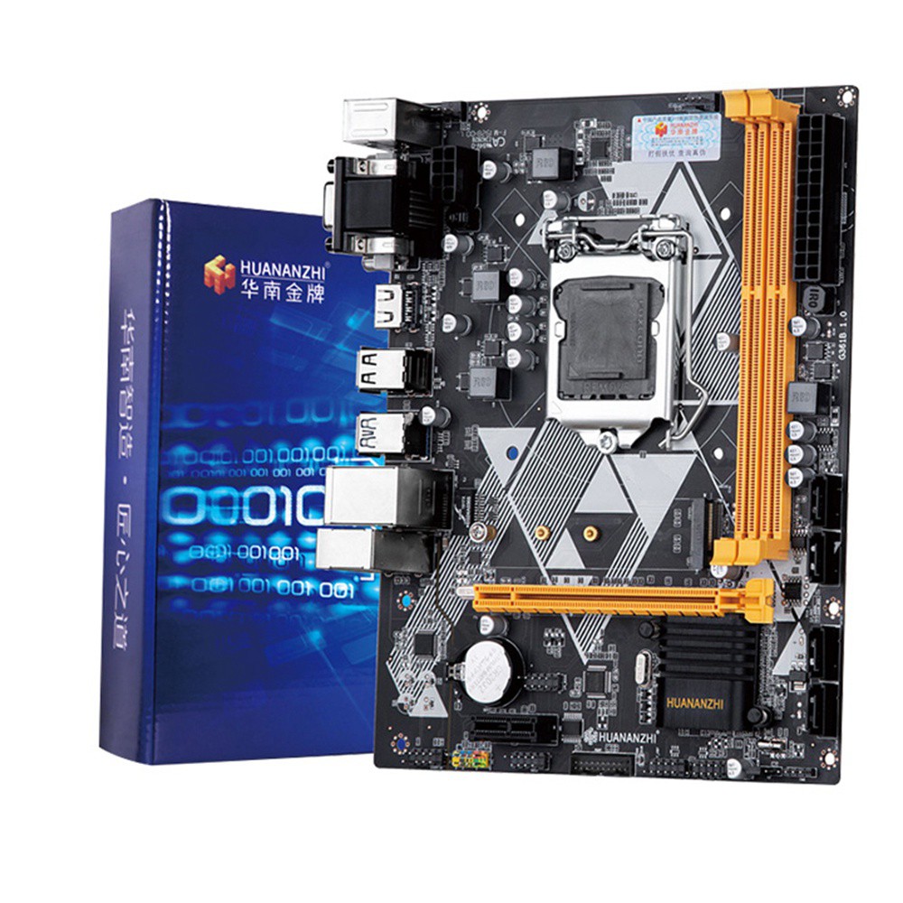 HUANANZHI B85 Motherboard M-ATX Intel LGA 1150 I3 I5 I7 E3 DDR3 1333/1600MHz 16GB M.2 SATA3 USB3.0 VGA DVI HDMI Mainboard