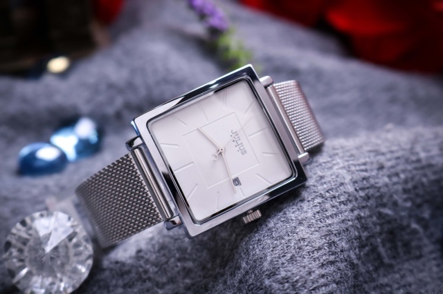 Đồng Hồ Nữ JA-1207A Julius Hàn Quốc Dây Thép (Bac)