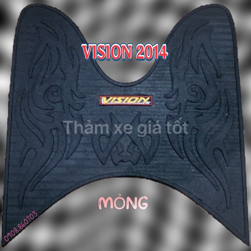 Thảm lót sàn xe Vision, thảm xe Honda Vision 2011, 2012, 2013, 2014, 2015, 2016, 2017, 2018, 2019, 2020